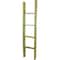 Ekena Millwork 15"W x 60"H x 3 1/2"D Vintage Farmhouse 4 Rung Ladder, Barnwood Decor Collection, Restoration Green DECR015X060X04LDRGR - alternate 2